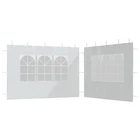 Party Tent Sidewall 2 Pcs Pavilion Canopy With Windows Pe Vidaxl New. Price: $50.99.