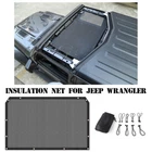 1X Front Roof Sunshade Cover Half Protect Mesh Black For Jeep Wrangler Jl Jt 18+ New. Price: $31.99.