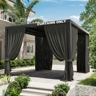 Kimunuk Gazebo Universal Replacement Privacy 120"W X 144"L (pack Of 4), Grey New. Price: $144.86.