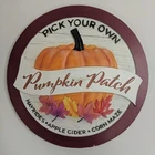 Pumpkin Patch Fall Autumn Wall Hanging/ Stepping Stone Garden Used. Price: $9.99.