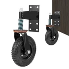 8" Gate Wheels Heavy Duty Spring-loaded Caster For Wooden Metal Tube New. Price: $21.53.