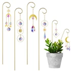 Hdcrystalgifts 6PCS Small Trellis For Potted Plants Indoor W/ Suncatcher New. Price: $25.13.