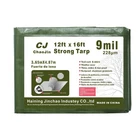 Chaojin Heavy Duty Waterproof Tarp 9-MIL W/ Metal Grommets 12'X16' Green New. Price: $31.38.