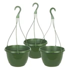 10.5 Inch Teku Plastic Hanging Basket Green (3 Pack) Decorate With Plants! New. Price: $28.95.