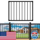 Suncrafts Deck Gate Outoor 36HX48W Black Heavy Duty Steel Anti-rust Fence Door New. Price: $213.66.