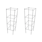 Mtb Galvanized Square Folding Tomato Cage Plant Support Stake Tower 12 Inch 46 5 New. Price: $57.61.