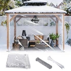 14 Mil Pvc Clear Tarp, Outdoor Heavy Duty Tarps With Grommets,ropes & Cable Ties New. Price: $77.59.