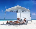 Abccanopy Pop Up With 1 Sun Wall Bonus Backpack Bag Stakes - Gray Open. Price: $76.71.