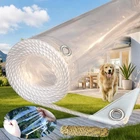 5X7 Ft Clear Pvc Tarp 14MIL Heavyduty Waterproof With Grommets New. Price: $31.12.