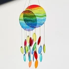 Yu Feng Rainbow Glass Chime Colorful Disc Window Hanging Indoor Decor Sunca New. Price: $18.00.