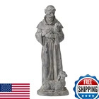 Newman House Studio Francis Garden Statue - 15.2" Resin Patron Of Nature. Price: $70.90.