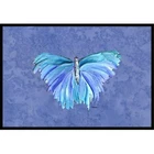 Carolines Treasures 8855MAT Butterfly On Slate Blue Indoor Outdoor Doormat... New. Price: $29.23.
