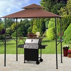 Brown 8'X 5'BBQ Grill Gazebo Barbecue Canopy Tent W/ Air Vent F85 New. Price: $98.90.