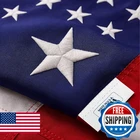 American Flag 3X5 Made In Usa Heavy Duty Outdoor Embroidered Stars Sewn Stripes New. Price: $45.90.