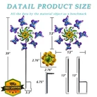 Coozzyhour 39" Butterfly Wind Spinner Yard Garden Stake Metal Outdoor Decor New. Price: $44.99.