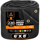 Xpose Safety Heavy Duty Mesh Tarp, 6 8 Multipurpose Black Protective Cover New. Price: $31.99.