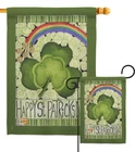 Happy St. Patricks Day - Garden Houe Yard Flag Banner New. Price: $15.95.