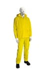 Heavy Duty Yellow Rain Suit 3PC Waterproof Slicker - Size New. Price: $25.99.