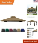 Water-resistant Beige Canopy Cover For 10 X 12 Sunjoy Gazebo Protection New. Price: $160.15.