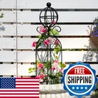 Goooxim Garden Obelisk Trellis For Climbing Plants 27.1" 7.8" -durable Metal New. Price: $70.46.