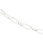 Mr. Plastic Barrier Chain, White, 1.5-INCH Link Diameter, 25-FOOT Lengt... New. Price: $25.24.