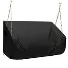 Porch Swing Cover Water-resistant 600D Oxford 63X28X(32-24)INCH Black New. Price: $58.96.