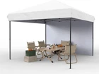 10X10 Ft Canopy,portable Pop-up Tent With Sidewall,steel Frame,water-resistant New. Price: $97.99.