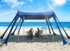 Vibemo Beach Tent, Canopy Sun Shade With UPF50+ Uv Protection, 10X10FT,... New. Price: $165.09.
