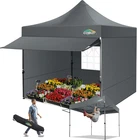 Cobizi 10X10 Pop Up Canopy Tent With Awning & Sidewalls, Heavy Duty Commercial New. Price: $186.98.