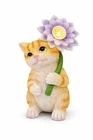 Gognome Solar Cat Garden Statue With Led Flower For Mom Woman 6.5 Hand-paint New. Price: $33.95.
