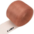 "5" X 200 Ft Copper Mesh Roll For Rodent Control, Pest Proofing, And Sealing" New. Price: $77.51.