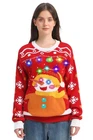 Mgparty Women's Ugly Christmas Sweater Light Up Pullover Red Size New. Price: $19.69.