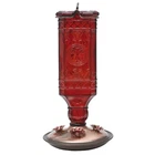 Perky-pet Red Square Antique Bottle Glass Hummingbird Feeder 24OZ New. Price: $46.33.