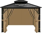 Slashome 10'X12' Gazebo Curtains Outdoor Waterproof, Khaki Universal Replacement New. Price: $117.38.