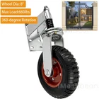 8" Gate Wheels Heavy Duty Spring-loaded Caster For Wooden & Metal Tube New. Price: $50.29.
