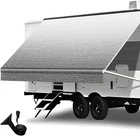 Heavy Duty Rv Awning Replacement - 15FT(FABRIC 14&APOS;2), Gray Fade New. Price: $158.95.