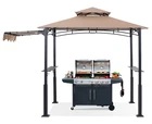 Grill Gazebo 11X5 Outdoor Bbq Awning Led Lights Khaki Abccanopy New. Price: $259.99.