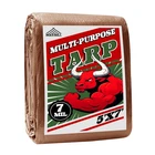 Tarp 5X7 Ft Waterproof 7MIL Uv Resistant Green Brown Grommets Mvpnet Durable New. Price: $20.00.
