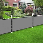 Houssity 7 Ft Grey Privacy Screen For Chain Link Fence Carport Garden Farm New. Price: $270.99.
