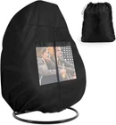 Icover Patio Egg Chair With Transparent Window & ZIPPER,2 Size Available New. Price: $33.99.
