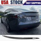 Fits Tesla Model 16UP Rear Door Trunk Trim Tailgate Panl Real Carbon New. Price: $141.55.