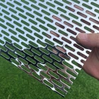 19.6"X9.8" Perforated Metal Sheets 19GAUGE Expanded Mesh Opening Oblong.... Price: $53.64.