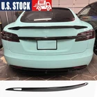 Fits Tesla Model 16UP Rear Door Trunk Trim Tailgate Panl Real Carbon New. Price: $142.49.