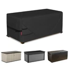 Porch Shield Patio Deck Box Storage Cover - 600D 50"L 25"W 24"H, Black New. Price: $42.29.