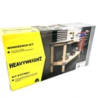 Heavyweight 2' X 4' Do-it-yourself Workbench Kit Corners Gray Use Own Lumber New. Price: $40.49.