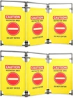 6 Panels Safety Barricade 10.5 Ft Foldable Security Sign Barrier Gate With Heavy New. Price: $75.99.