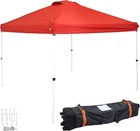 Premium Pop-up Canopy With Rolling Bag 12 Ft X Red By Sunnydaze New. Price: $169.99.