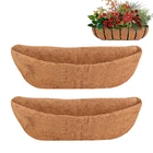 Dovesail Pack 24 Inch Trough Liner Planters Pre-formed Coconut Coir New. Price: $32.05.