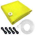 7' X Drain Tarp Heavy Duty Ceiling Leak Diverter Yellow Roof ... New. Price: $52.01.