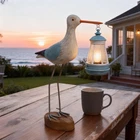 Cszlsmh Adorable Solar Seagull Garden Statue Light 11"(W) X3.2(D) X13.8(H) - Out New. Price: $57.40.